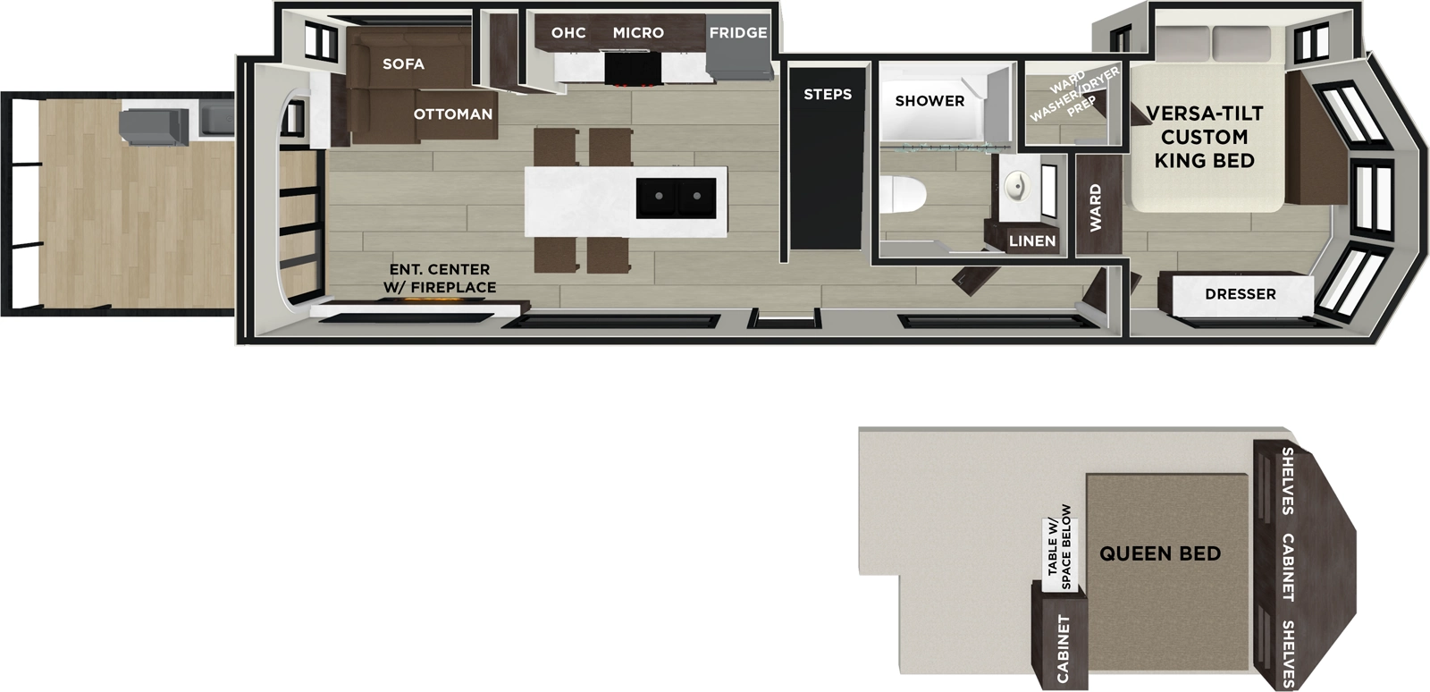 Wildwood Lodge 42VERANDA Floorplan